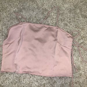 Lace up shirt